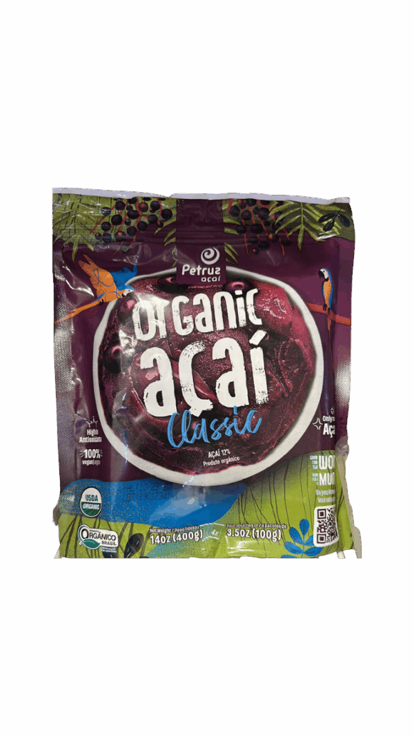 Petruz Polpa Açai Organico Puro 4x100g
