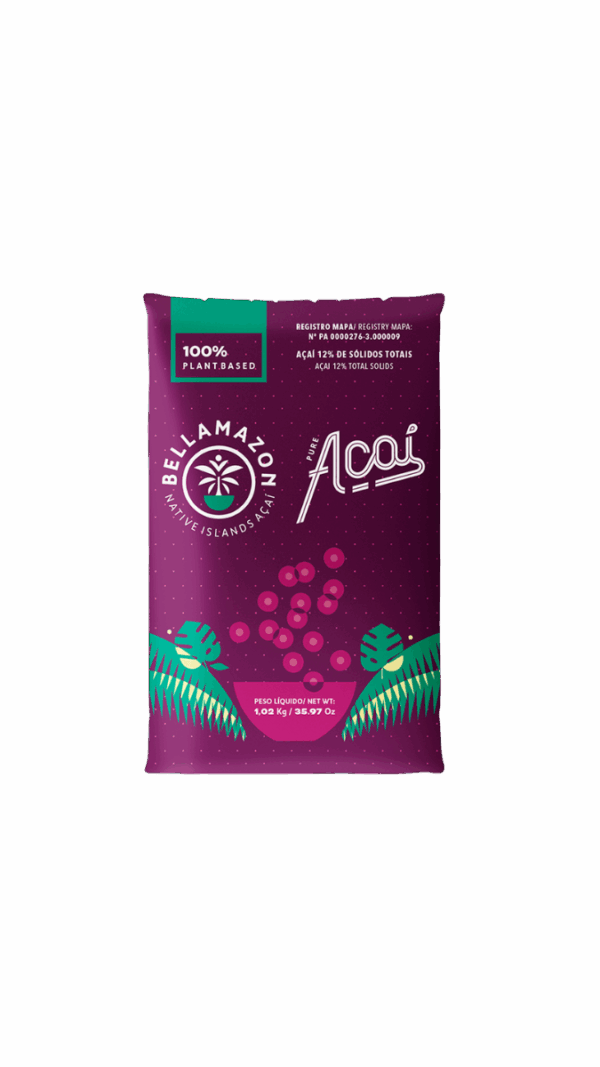 Bellamazon Polpa Açai com Guaraná 100g