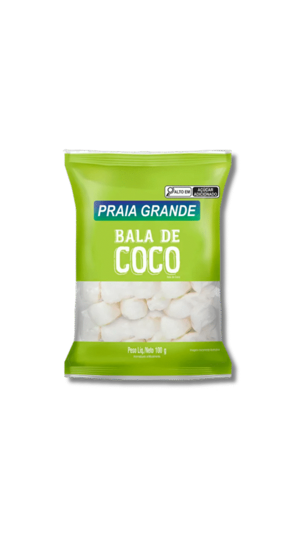 Praia Grande Bala de Coco 100g